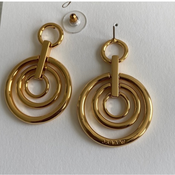 J. Crew Gold-Tone Circle Earrings - Picture 4 of 8